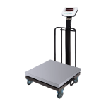 باسکول 300 کیلویی چرخ دار نمایشگر ثابت محک