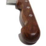 چاقو مرغی دسته چوبی پهن حیدری سایز 14