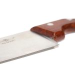 چاقو مرغی دسته چوبی پهن حیدری سایز 14