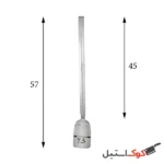 کفگیر شیار دار و ساده کاکتوس