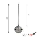 ملاقه استیل سایز 5 کاکتوس