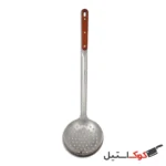 کفگیر دسته چوبی طرح دار خارجی