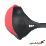 قاشق پلاستیکی لبه سیلیکونی