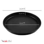 قالب پیتزا آمریکایی آلومینیومی روکش تفلون 35 سانتیمتری