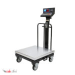 باسکول 500 کیلویی چرخدار محک مدل 13000 پلاس پرینتردار سینی استیل