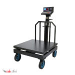 باسکول 1000 کیلویی چرخدار محک مدل 13000 پلاس پرینتردار سینی 1*1